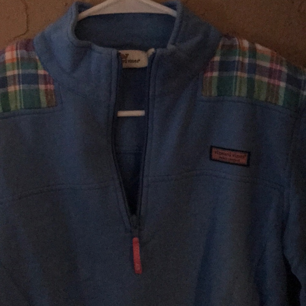 Women’s blue shep shirt